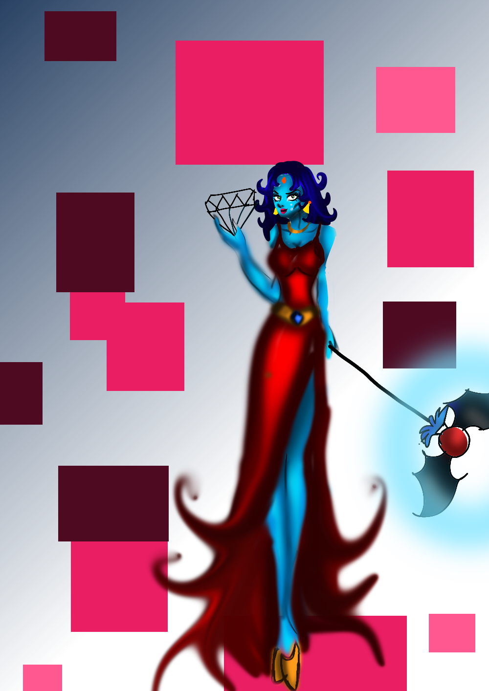 Crash Bandicoot OC Villain Madame Nightbaby YolixArts Illustrations