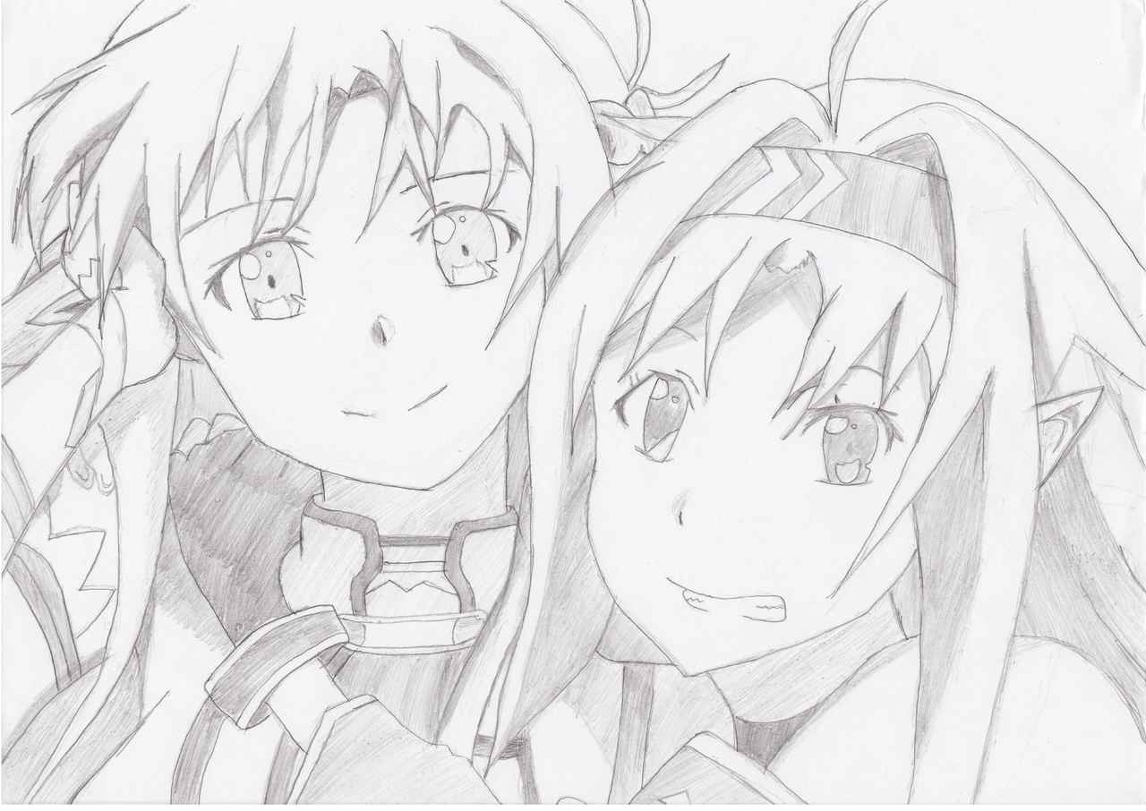 アスナとユウキ Clan メロン イラスト Art Street アートストリート