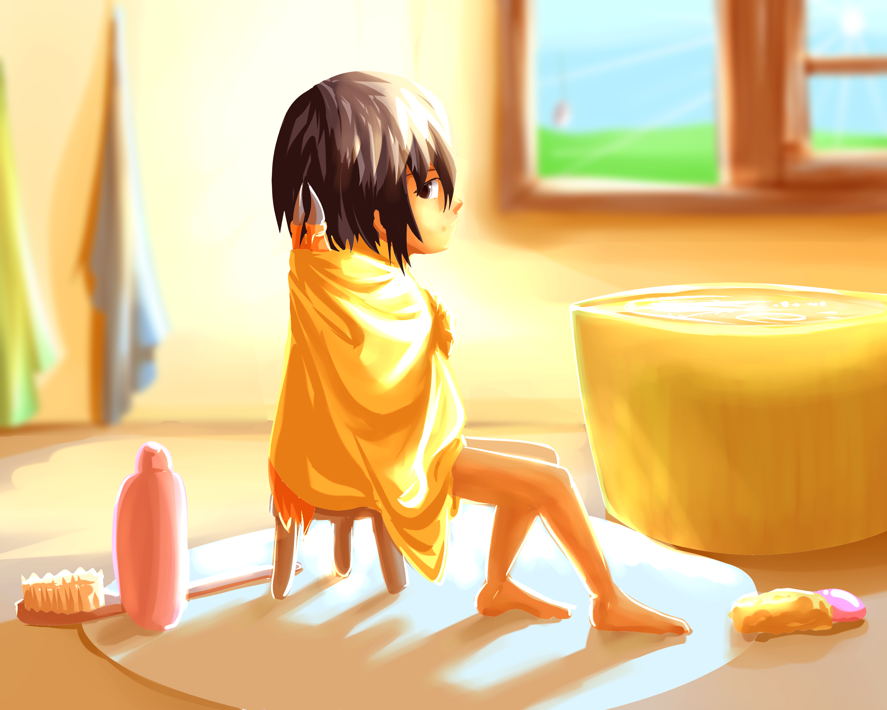 Bath Time Chicurin イラスト Art Street アートストリート
