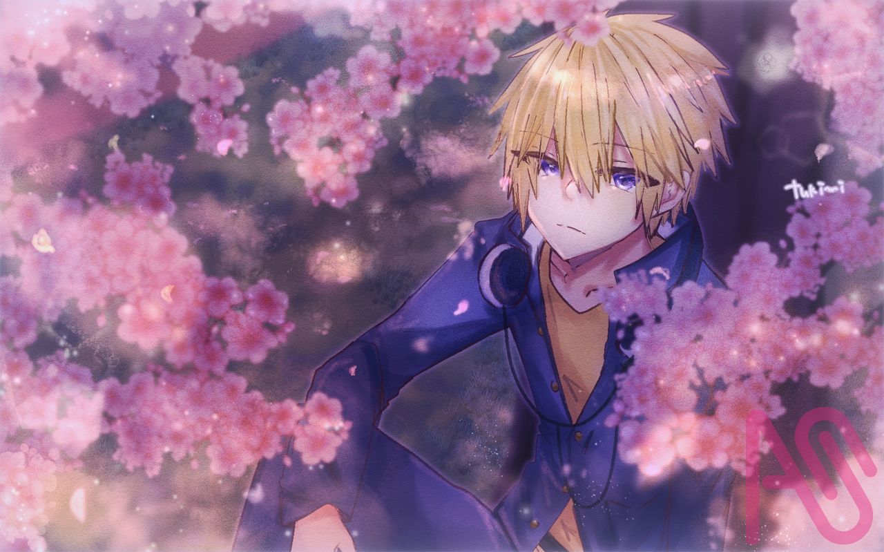 夜桜 Illust of 月見 fanfic 逆廻十六夜 問題児たちが異世界から来るそうですよ?