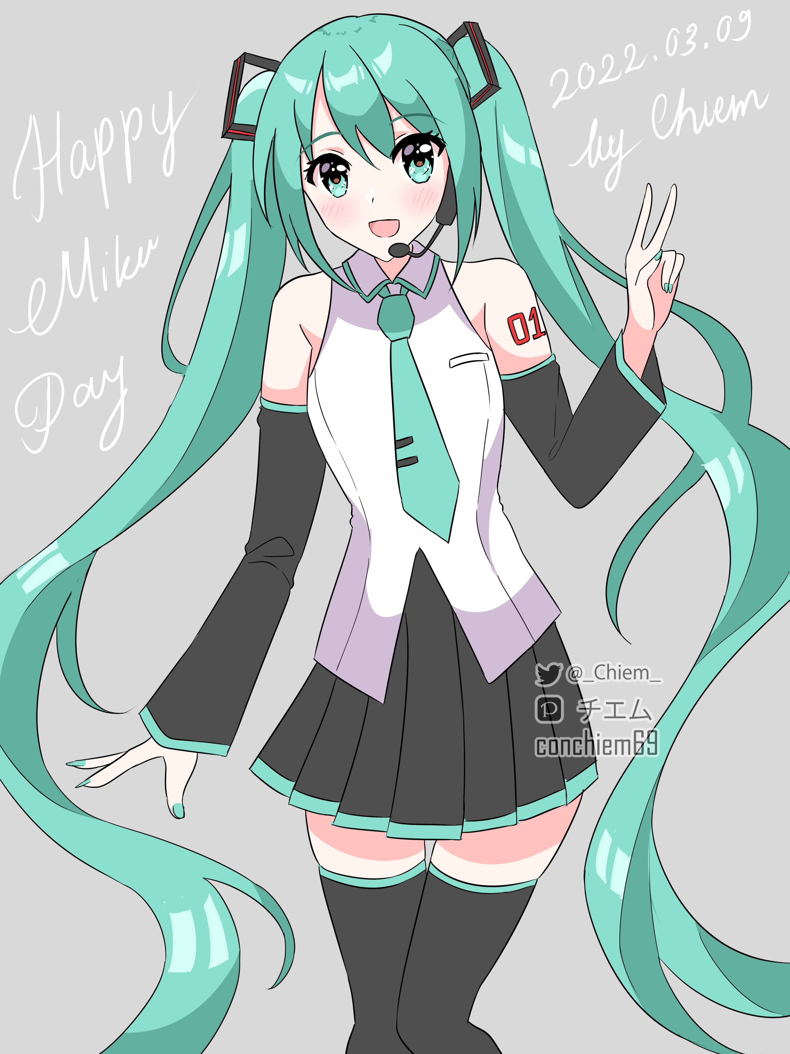 Hatsune Miku Drawings Step By Step