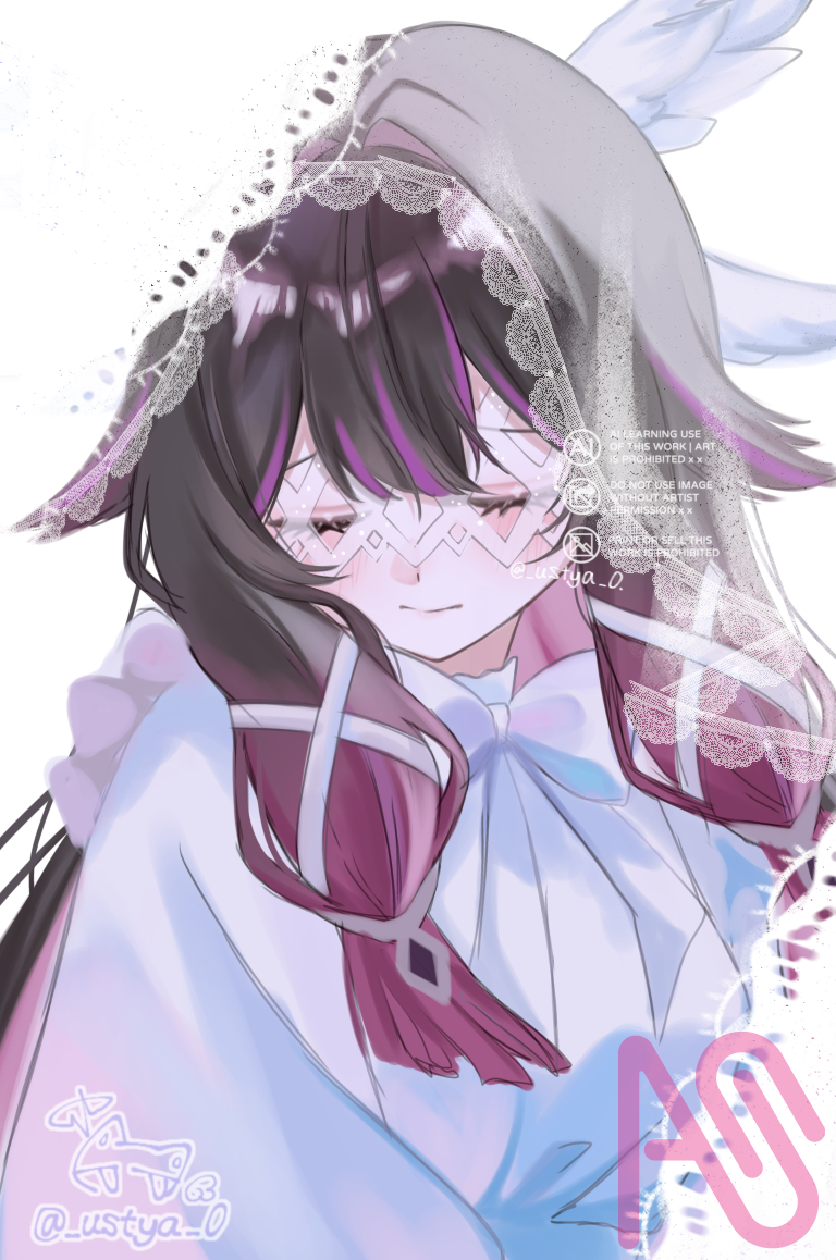 触れたら壊れてしまいそうで。 Illust of むある＿。 fanfic girl illustration デジタルイラスト GetToKnowArtists GenshinImpact 絵柄が好みって人にフォローされたい コロンビーナ