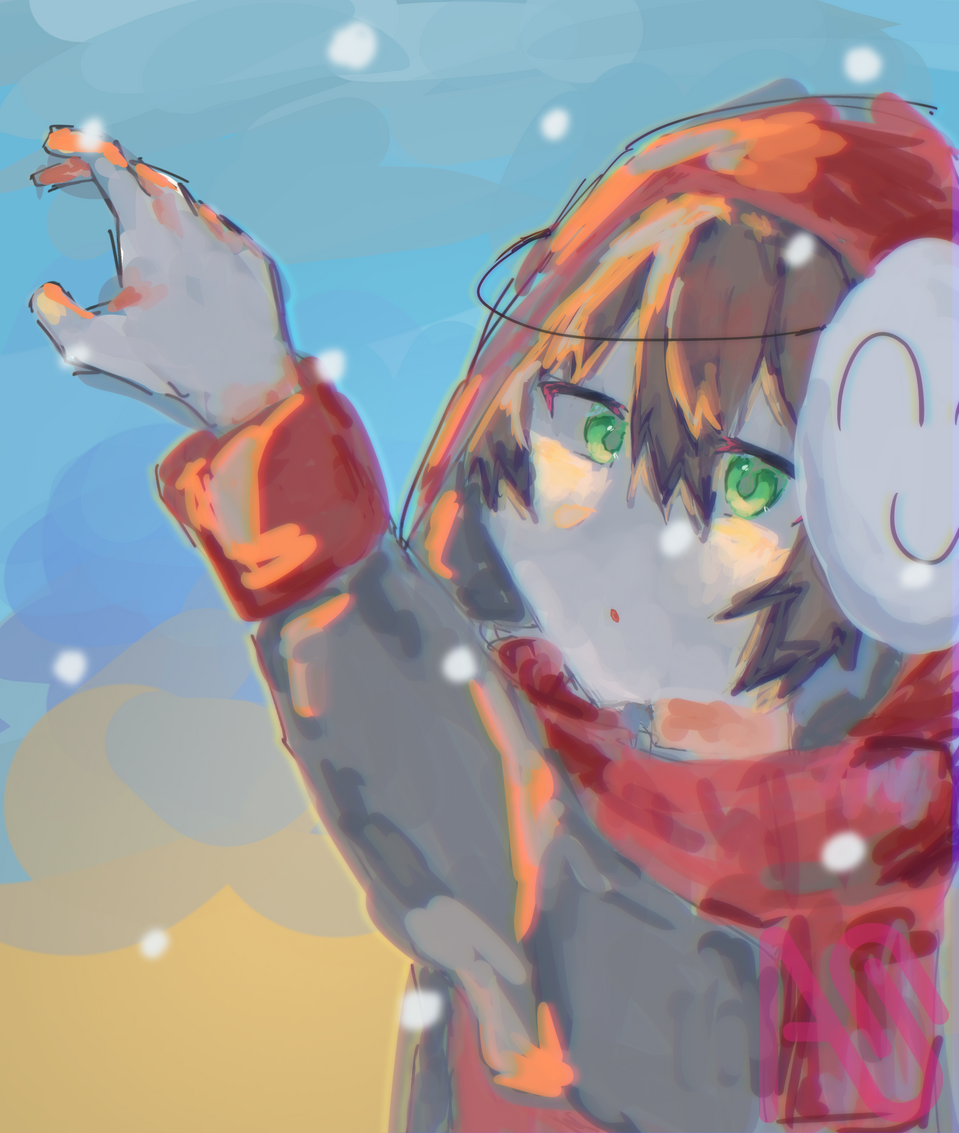 毎日ワンドロ15日目！ Illust of 描猫 檸檬 💊🎀🩷 impasto ワンドロ illustration digital snow ななもん