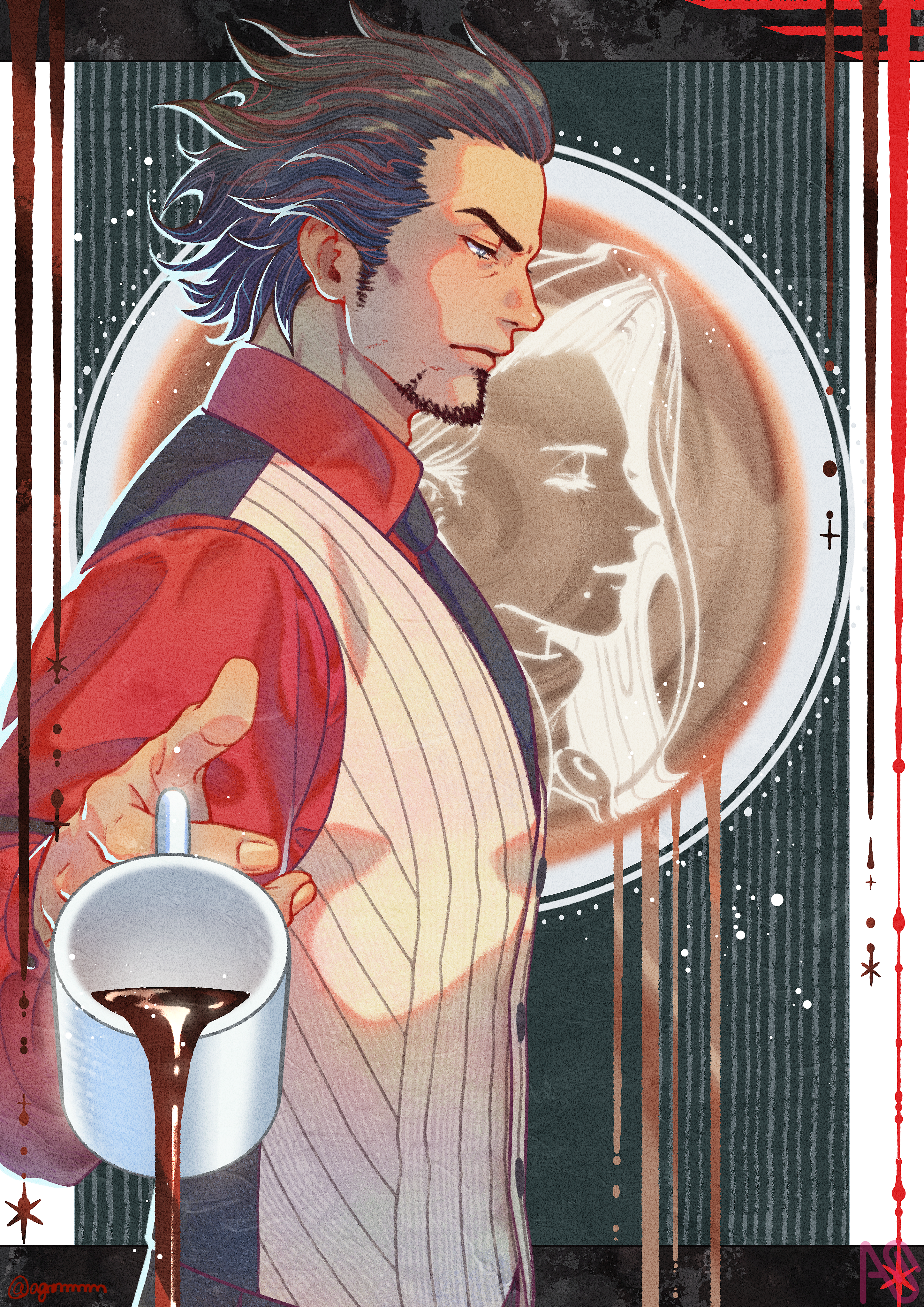 逆転裁判】神乃木荘龍 あげ藻 - Illustrations ART street