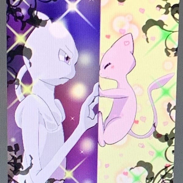 ミュウとミュウツー デジタルイラスト ナナツボシ 7 Illustrations Art Street