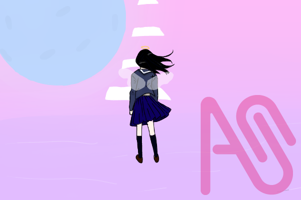 エモいのが描きたかった Illust of 天をかけるペガサス🦄　@🐺💜🌙愛好家 なんか エモい？ 何か 鬱乃宇宙 エモいのが描きたかった