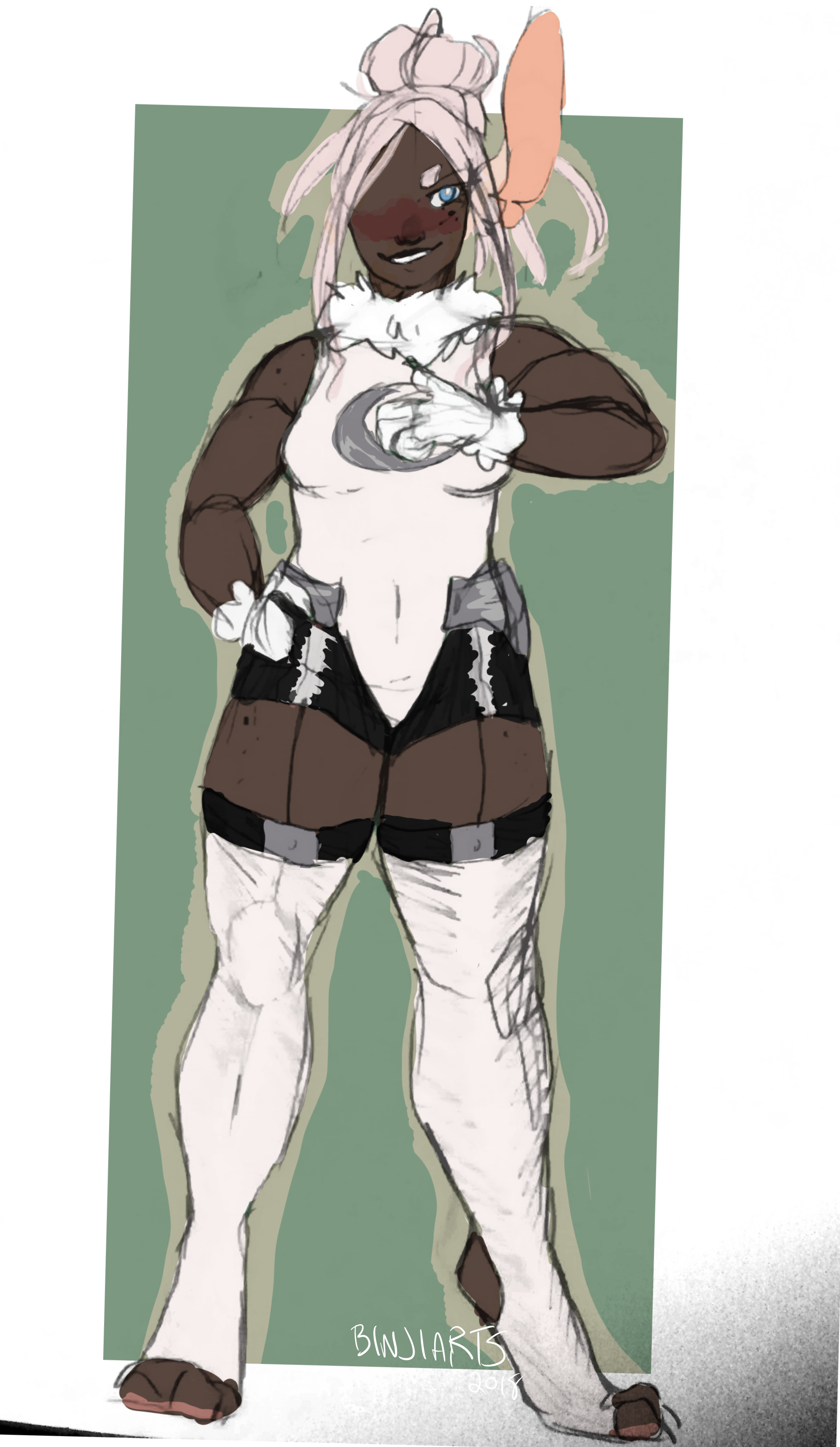 Miruko Redesign Sketch Binjiarts イラスト Art Street アートストリート