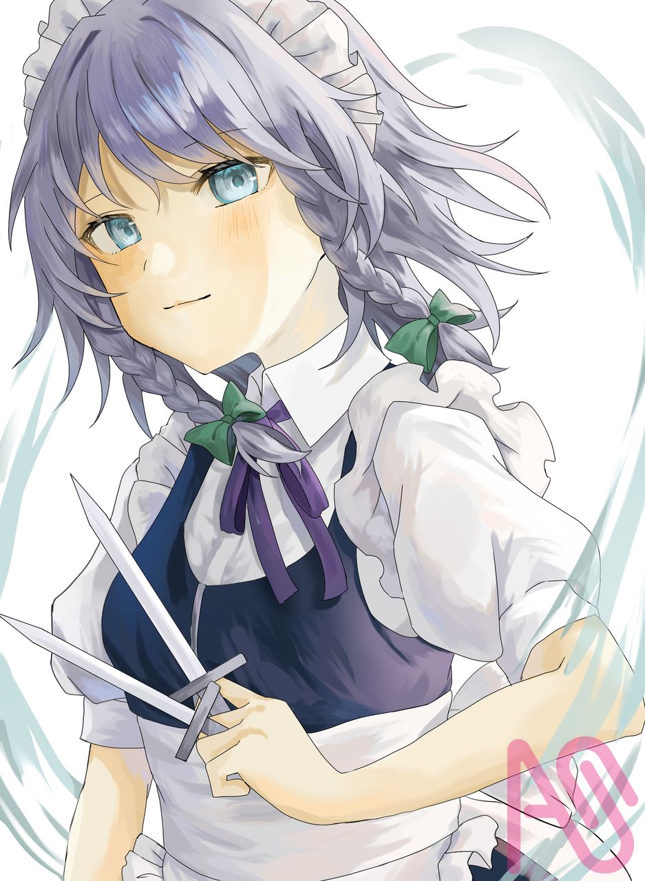 咲夜 Illust of くえ request illustration 咲夜 Touhou_Project