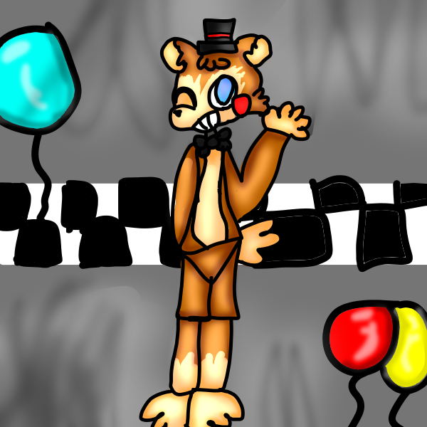 Toy Freddy From Five Nights At Freddys 2 Auriah イラスト Art Street アートストリート