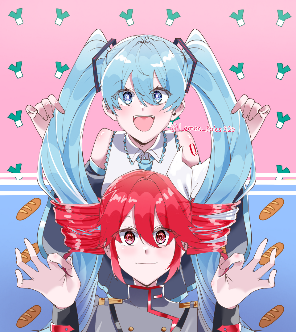 Hair😶🤭 Illust of Biles fanfic hatsunemiku VOCALOID 重音テト 重音テトSV