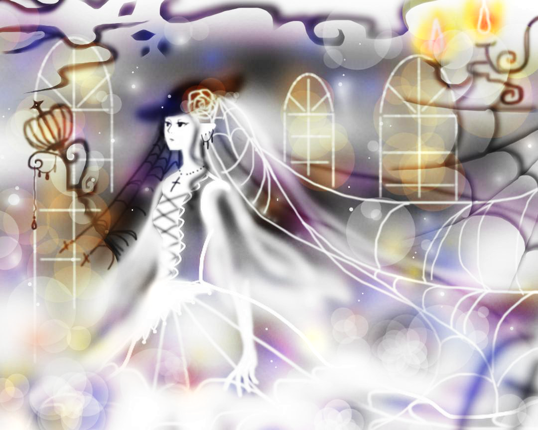 ハロウィンな街を歩く つきのくろねこ Illustrations Art Street