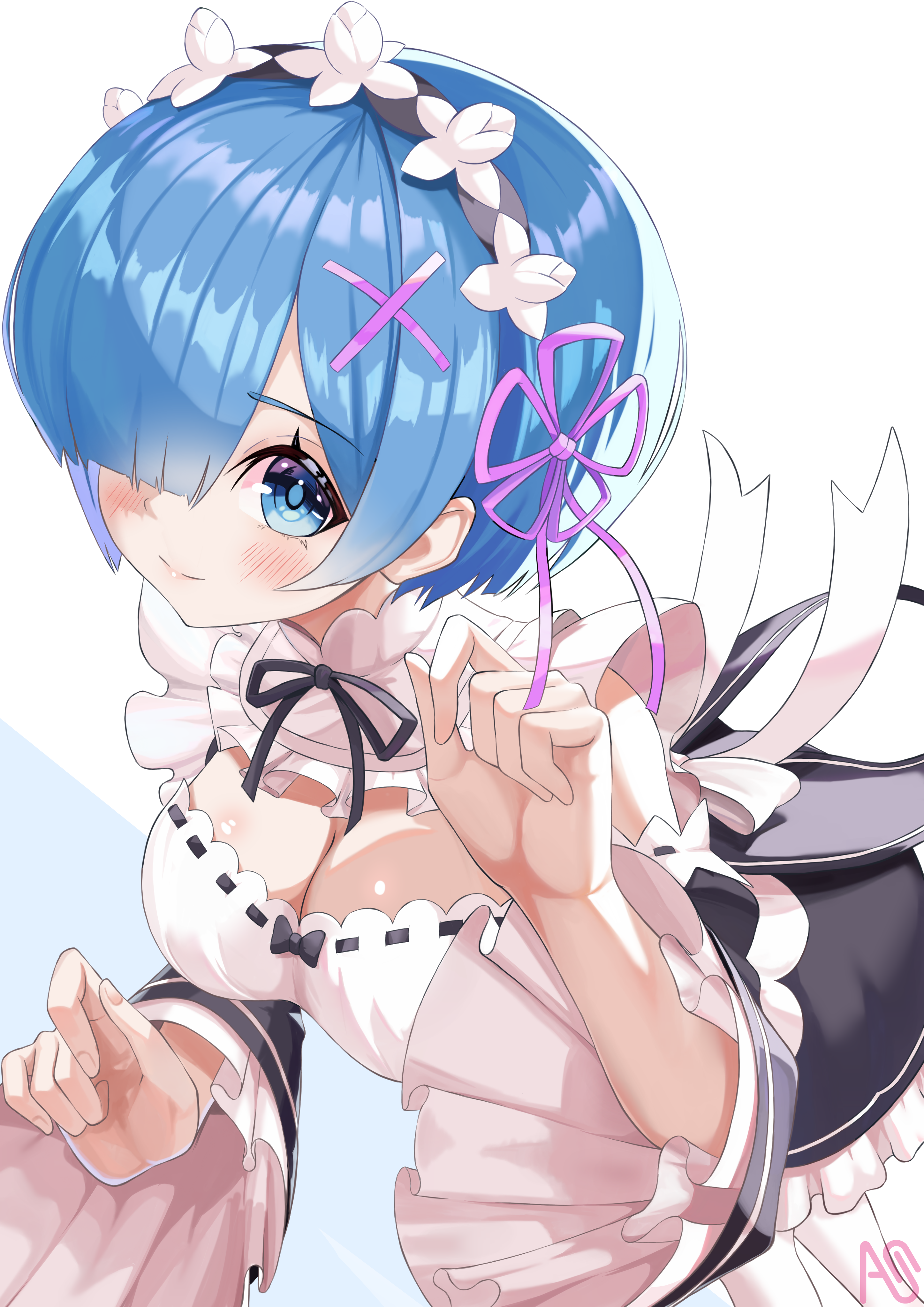 Re:ゼロから始める異世界生活 レム 手描きイラスト 578d00d8-d6c1-4693-a636-