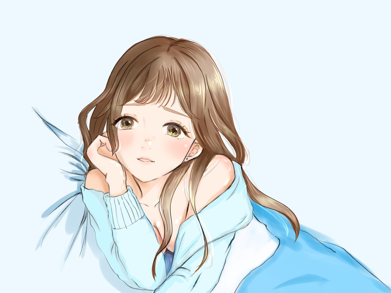添い寝のお姉さん Sssshima イラスト Art Street アートストリート