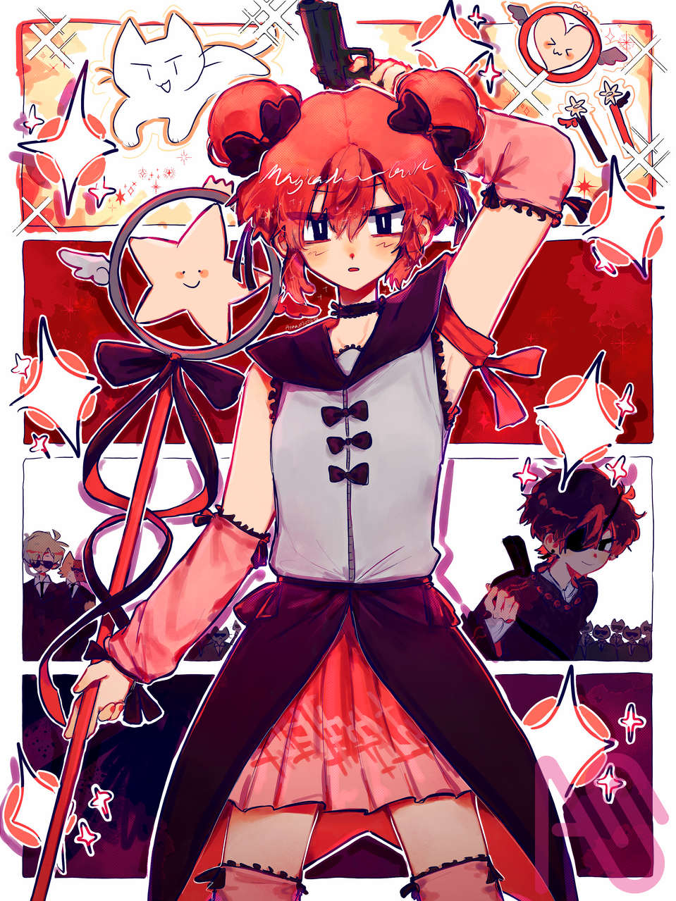 magicalgirl Illust of ayaao girl medibangpaint oc
