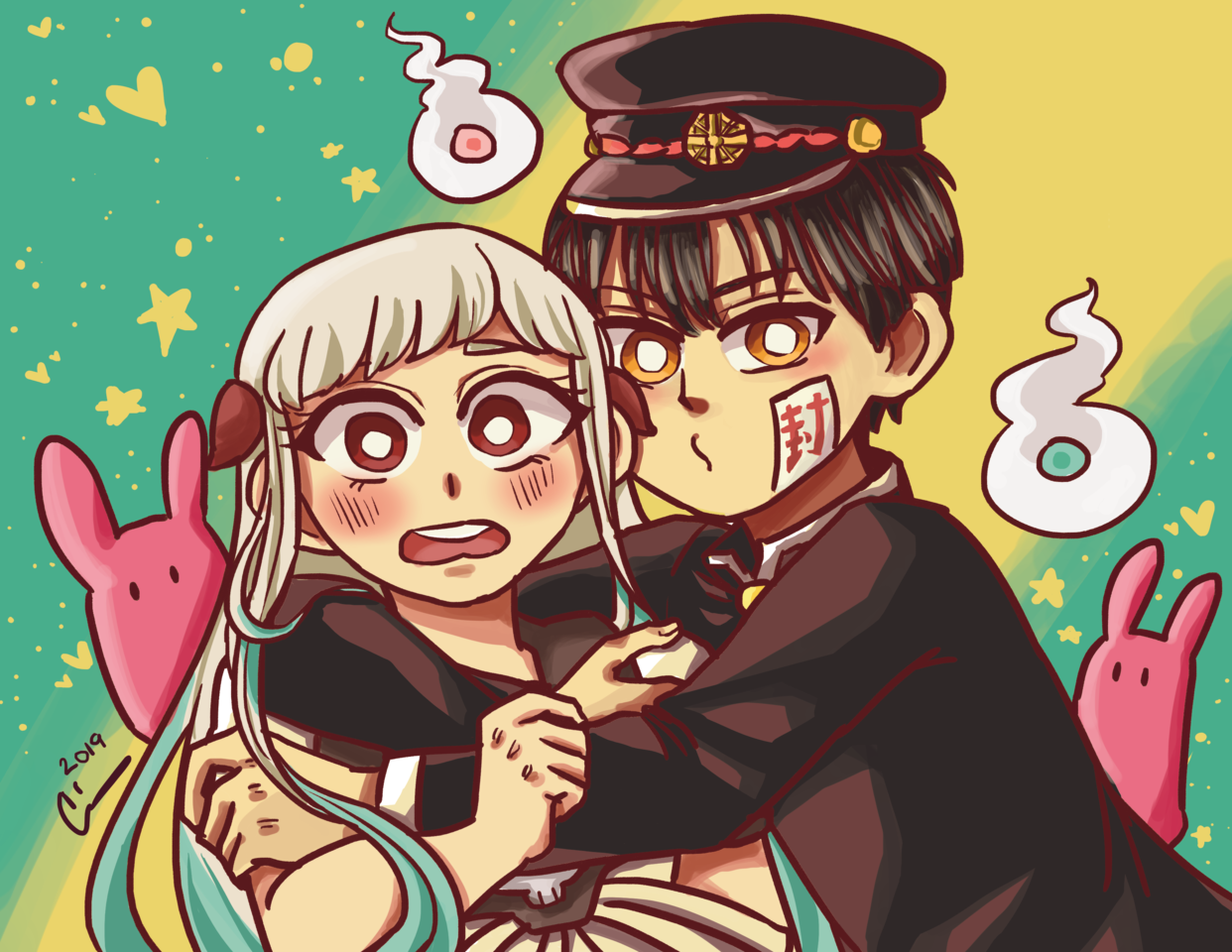 Yashiro and Hanakokun Ccinee11 Illustrations ART street