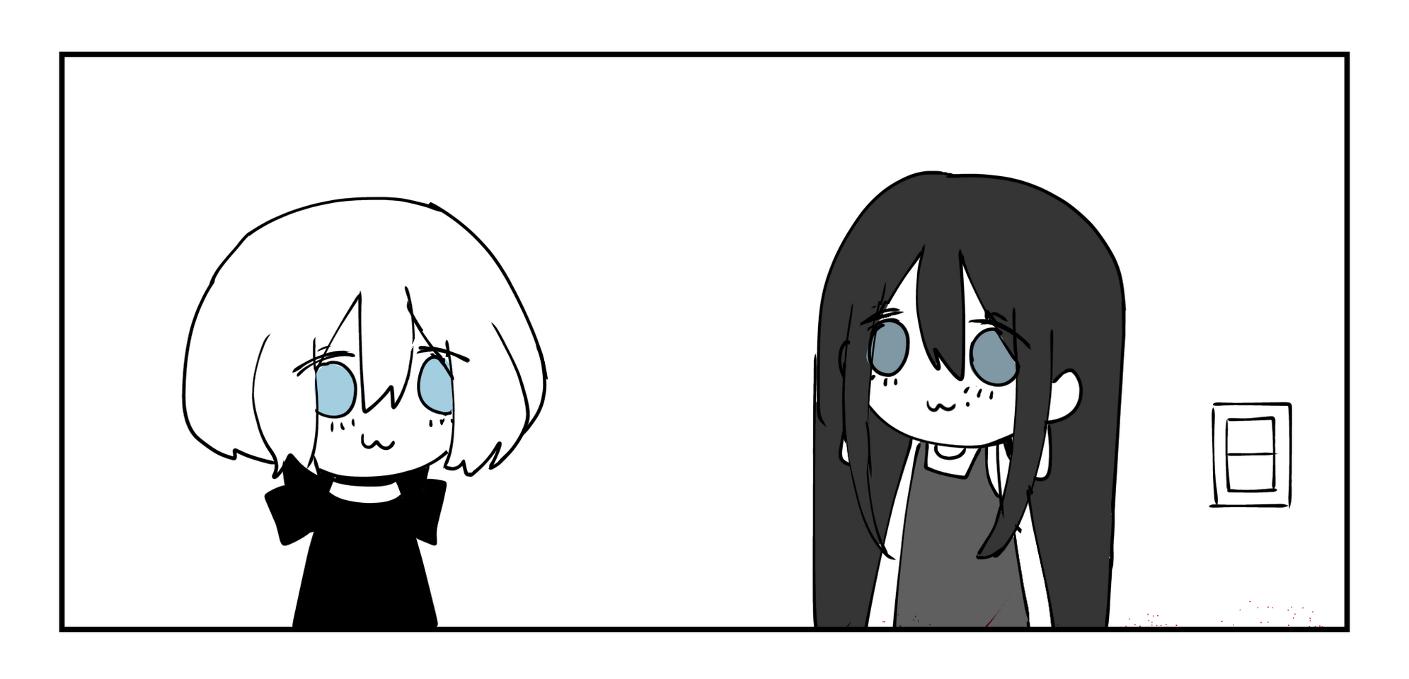 ネコちゃんの目　（WARNING BL00D） Illust of Biles fanfic kawaii catgirl draft ibispaint 愛猫 loveit? 愛狂 bizzera