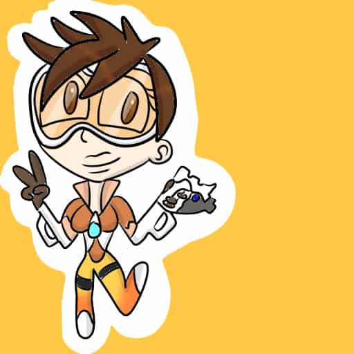 Chibi Tracer Sticker Polarbearshygirl Illustrations Art Street