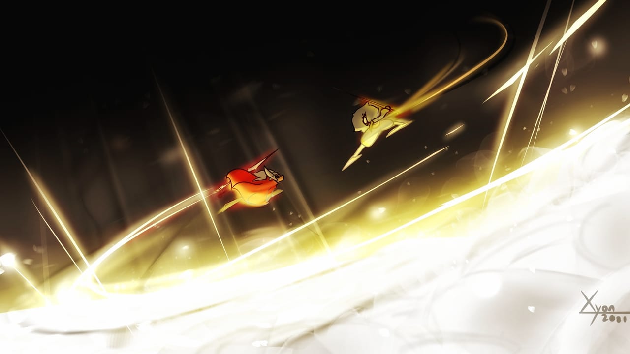 Hornet Vs. Lace Illust of Xygital Hollow_Knight SilkSong