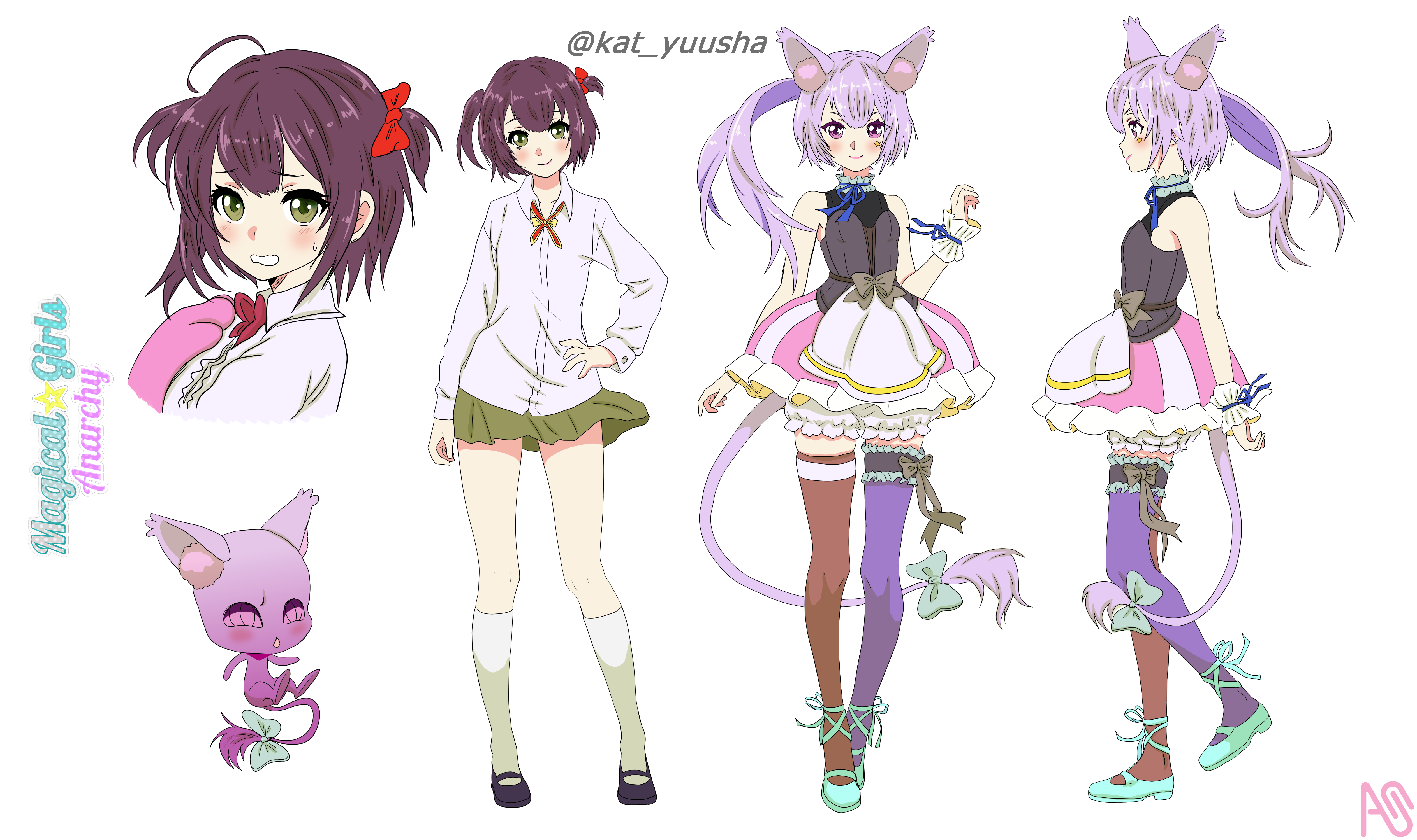 Magical Girls Anarchy design Kat☆Yuusha - Illustrations ART street