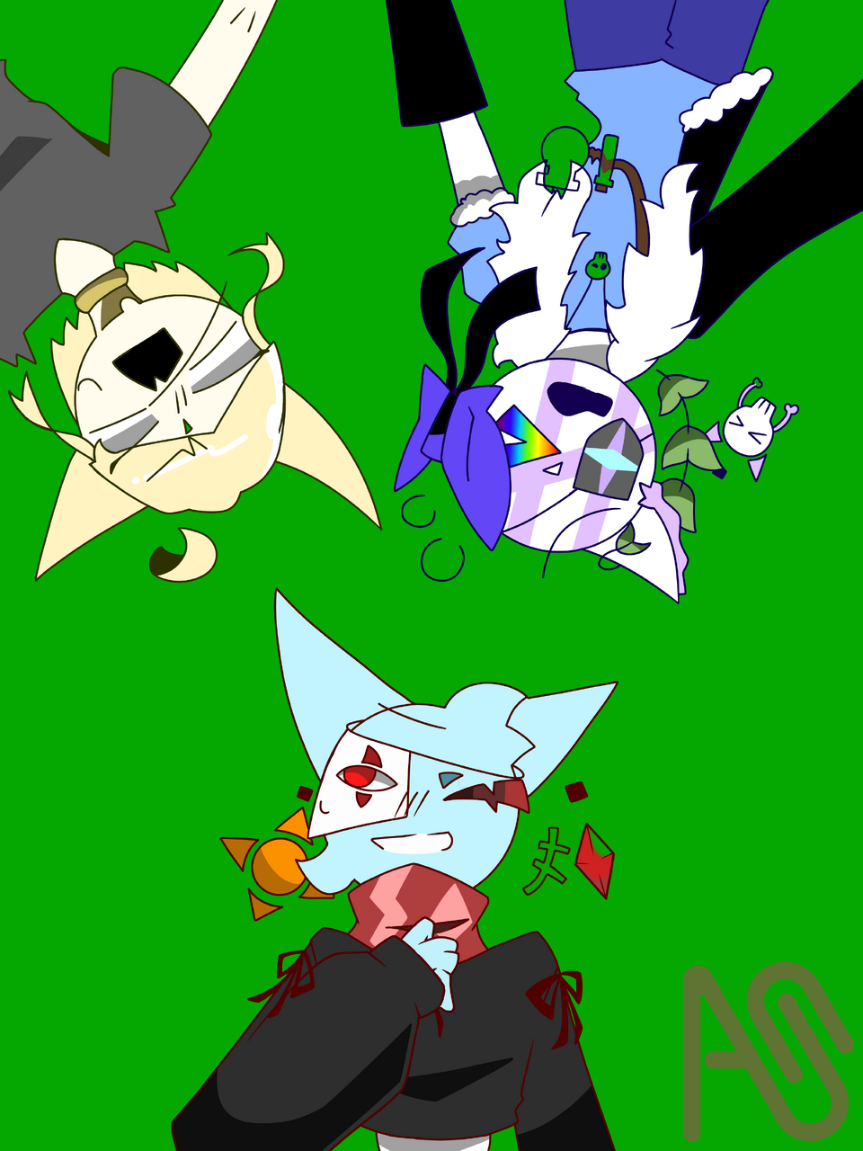 溜め込んでたやつ Illust of 財布の5円玉(´٣｀)【活動休止中】 oc よその子 Countryhumans カンヒュ