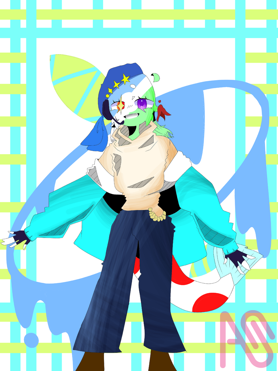 溜め込んでたやつ Illust of 財布の5円玉(´٣｀)【活動休止中】 oc よその子 Countryhumans カンヒュ