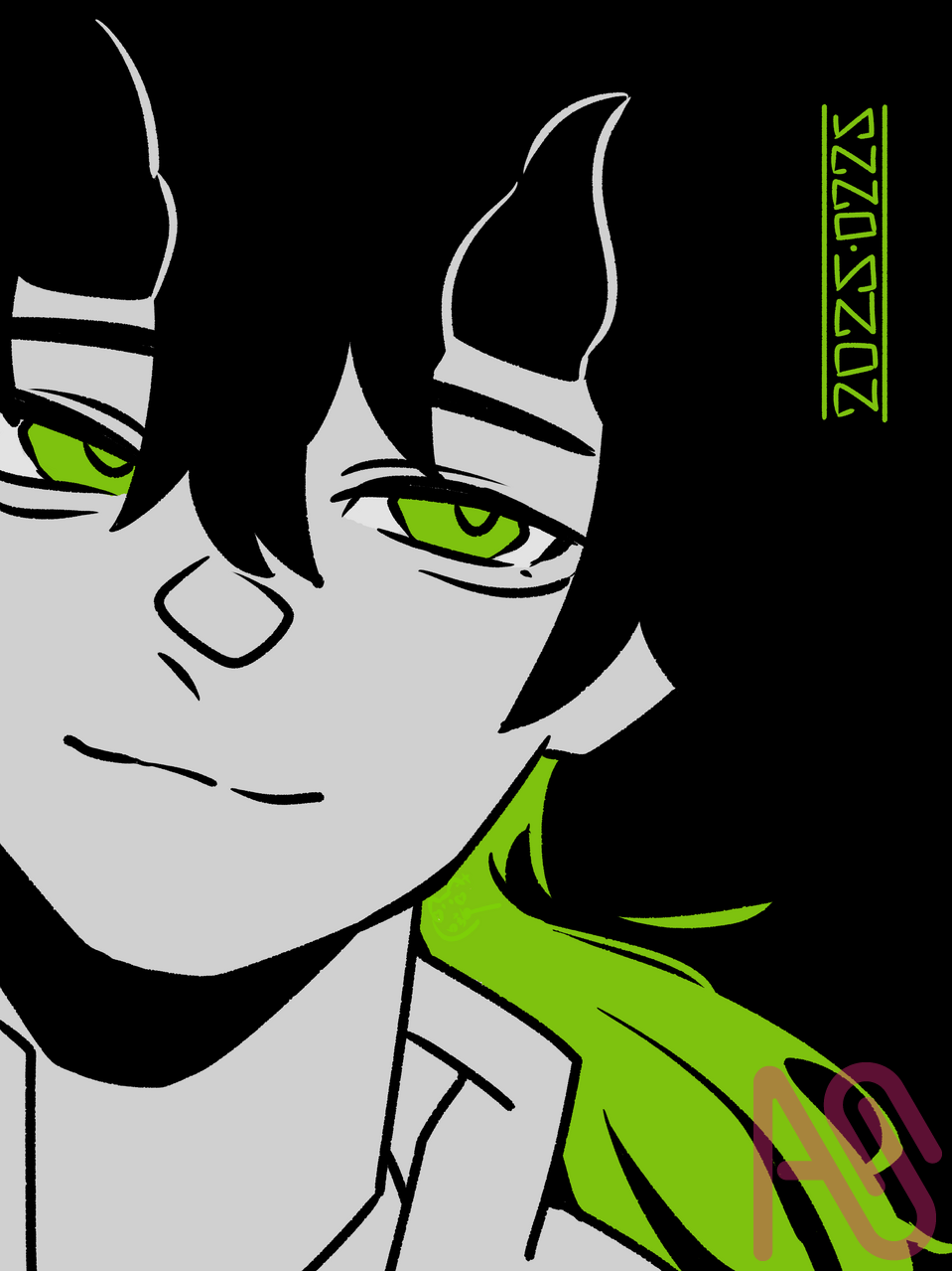 大頭貼4、 Illust of 嗷嗷嗚 painting doodle art original portrait illustrations 電繪 原創角色 委託 桓繞嗷星