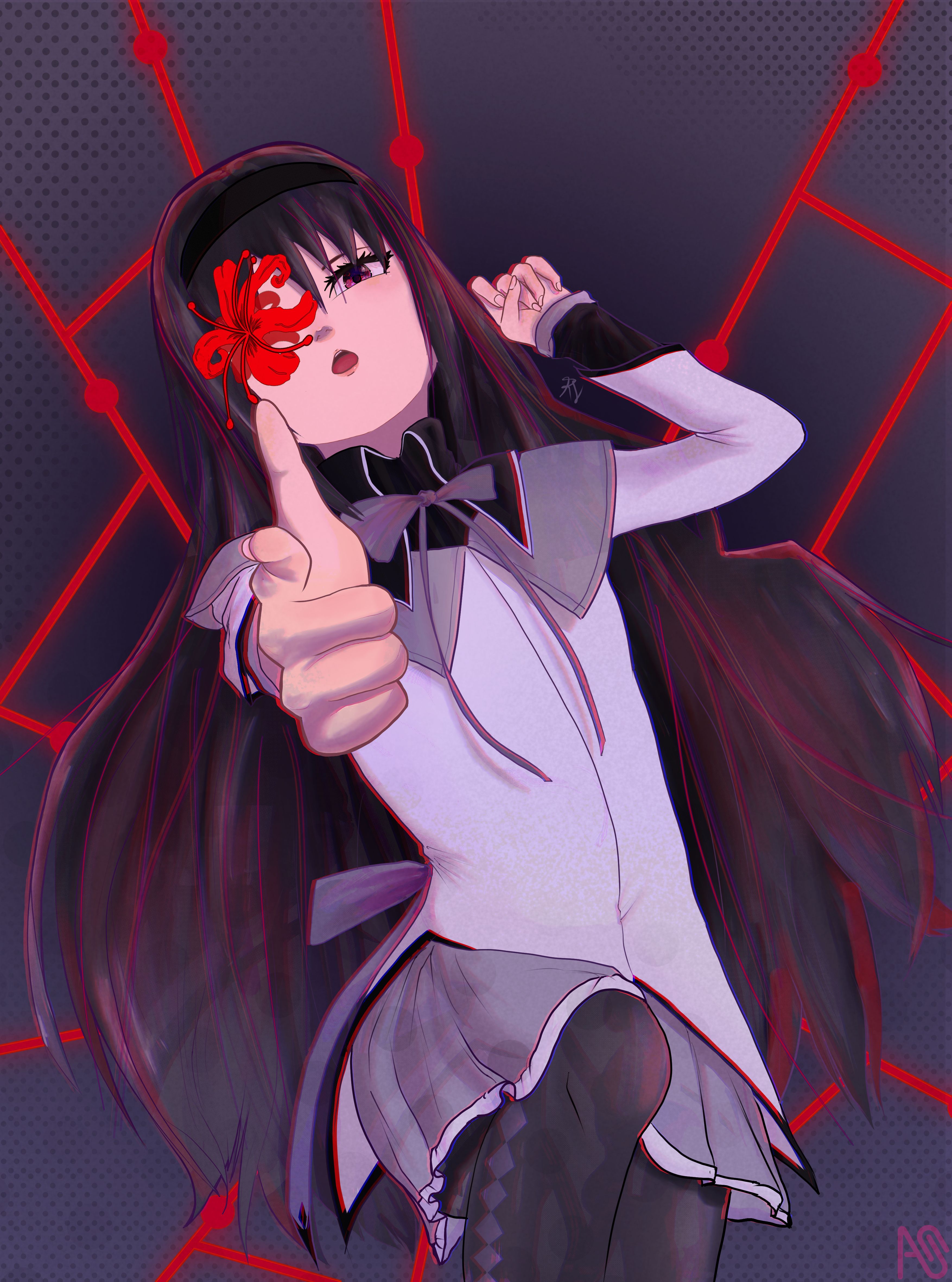 Akemi Homura R1sku! - Illustrations ART street