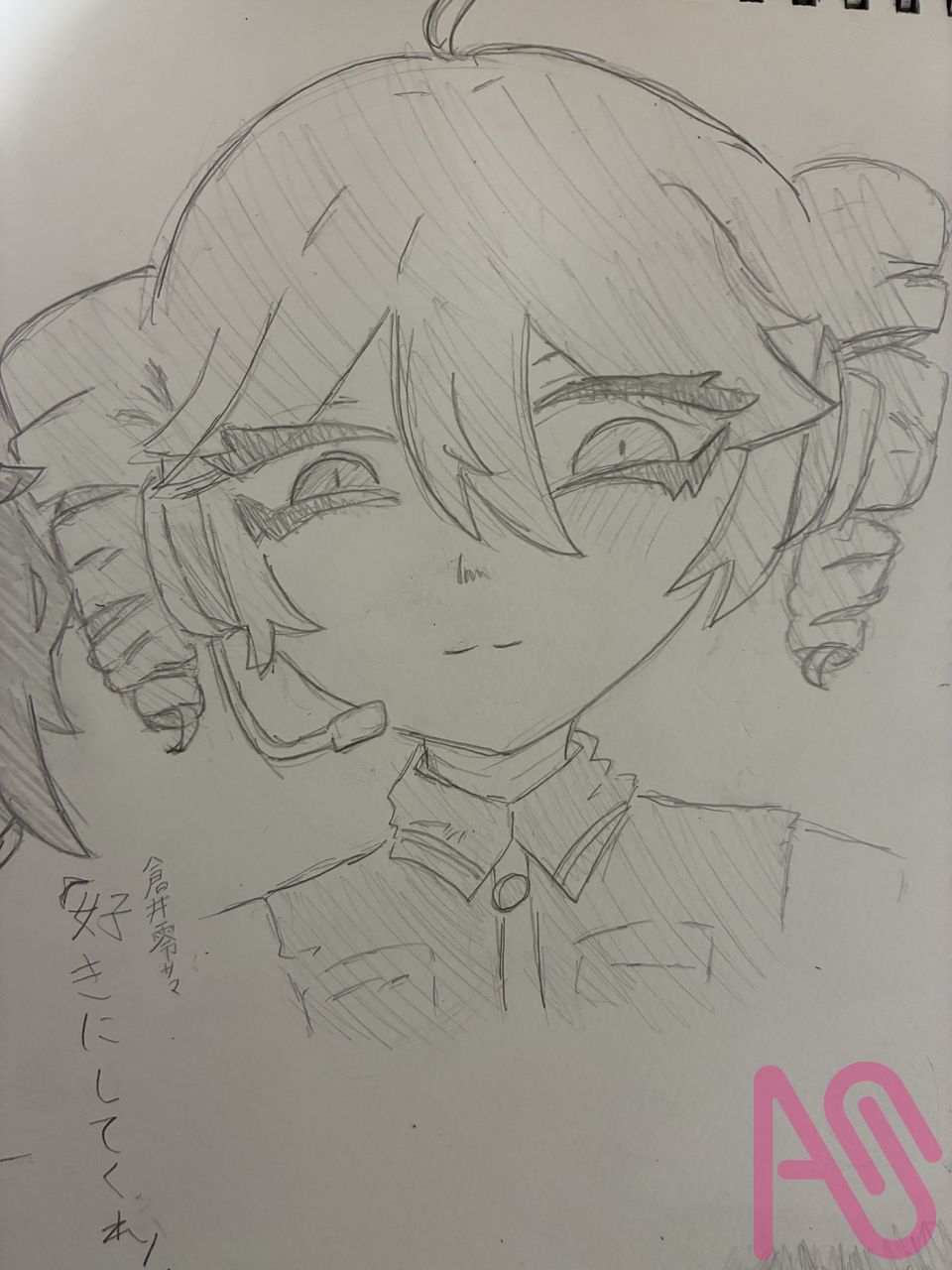 ｢好きにしてくれ！｣ Illust of deer fanart 重音テト 落描き monochrome ボカロ曲 analog へたくそ注意 好きにしてくれ！