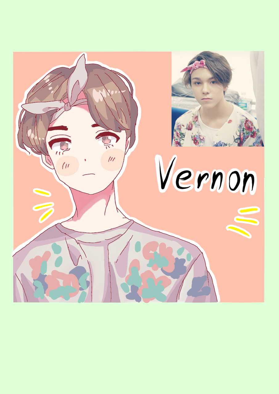 Vernon Seventeen Vernon Hansol イラスト Art Street アートストリート
