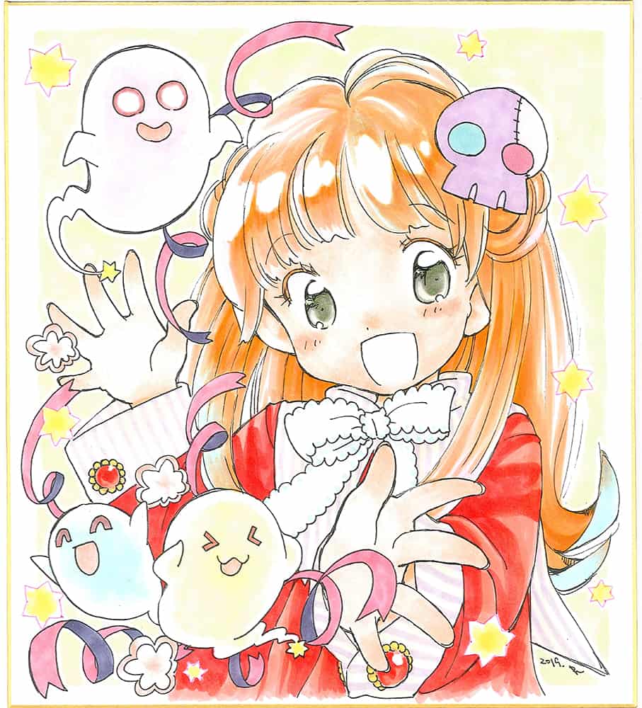 頼まれものの色紙イラスト アナログ 梅川和実 Illustrations Art Street 頼まれものの色紙イラスト アナログ 梅川和実 Illustrations Art Street