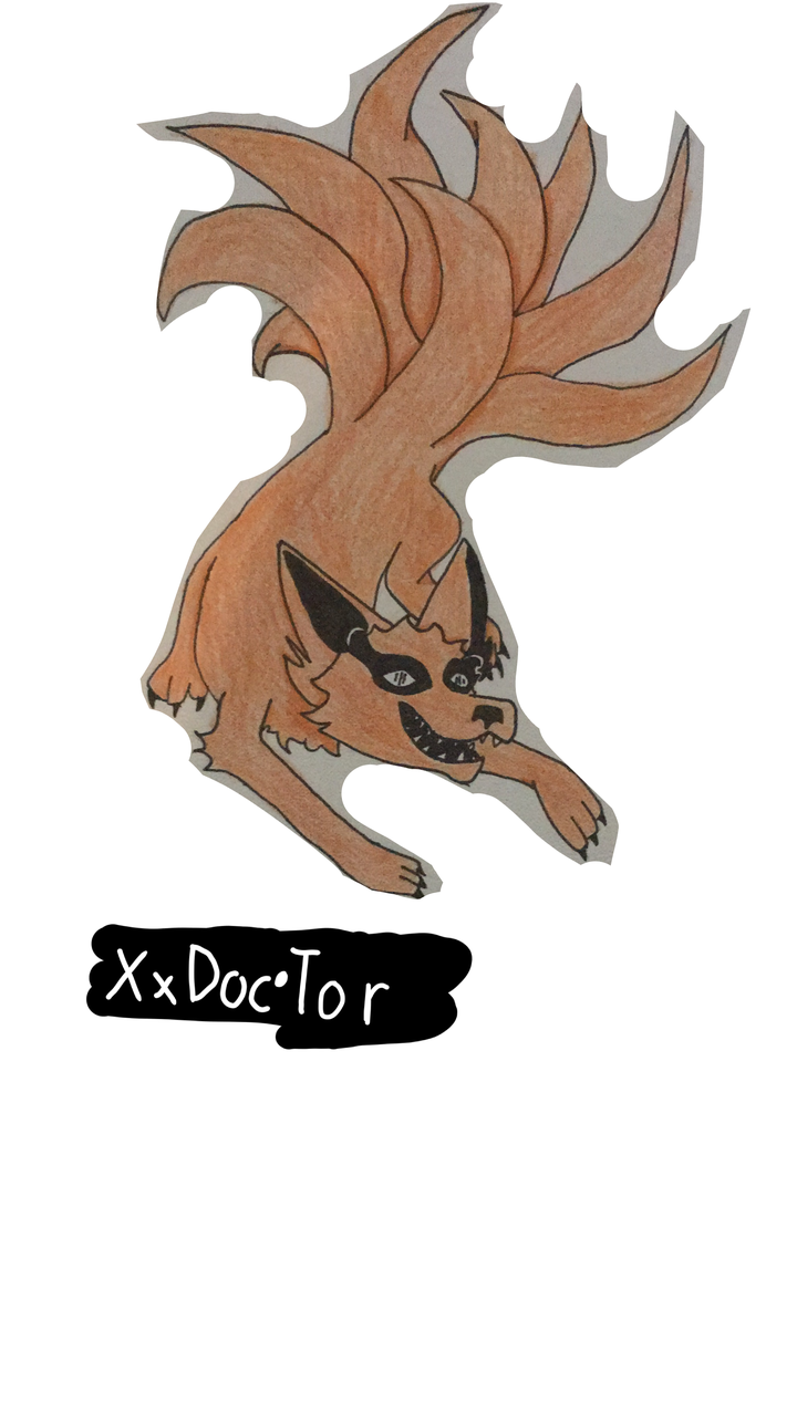 Naruto Nine Tailed Fox Coat Fur