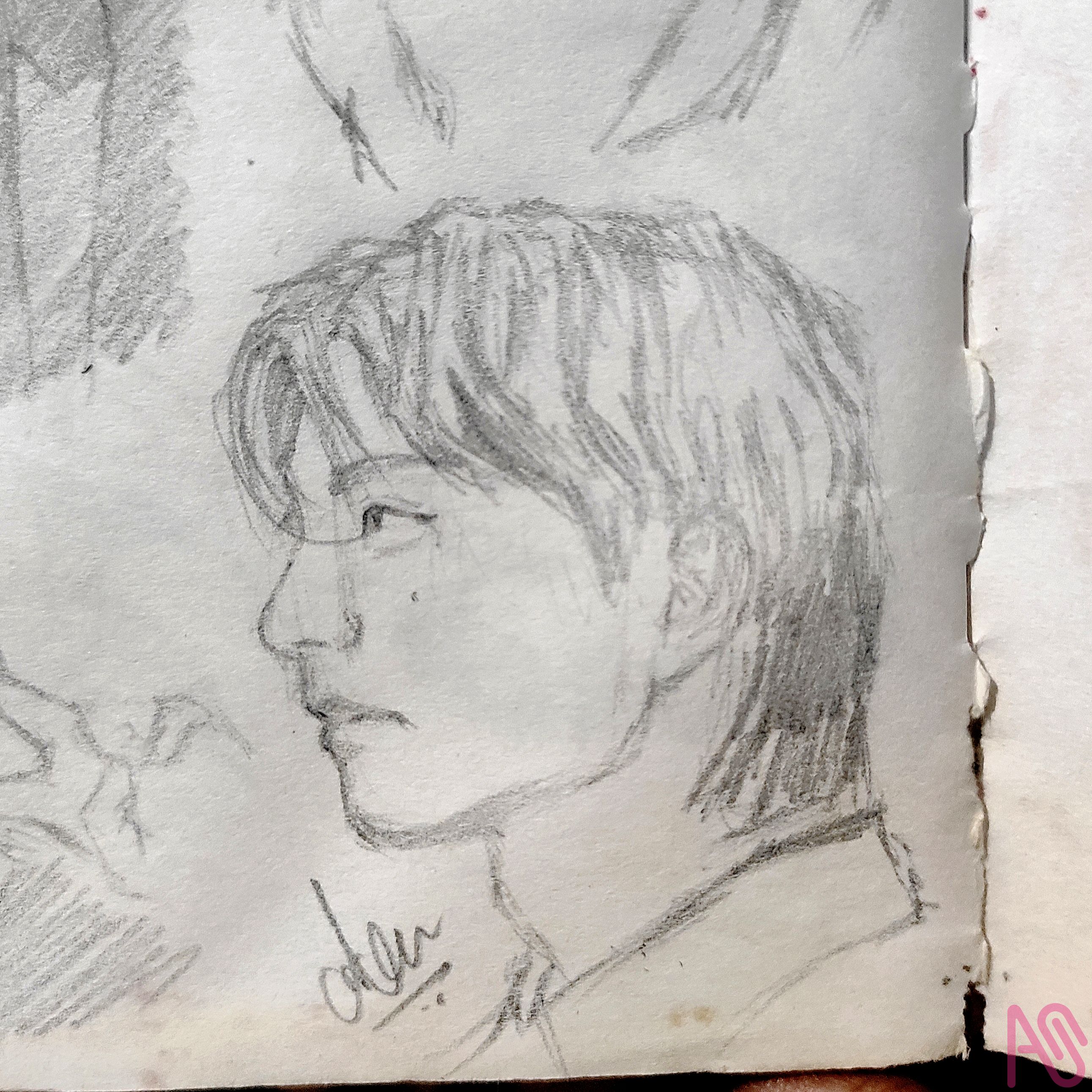 Kim Taehyung, the origin of side profiles Emdeon - Illustrations ART street