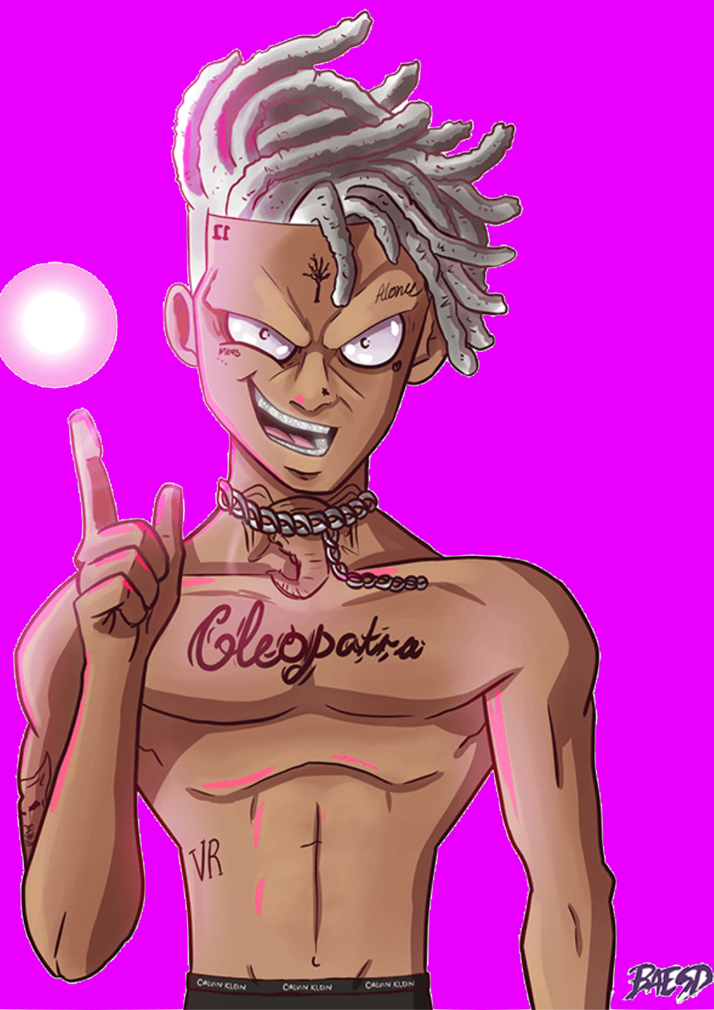 絵 xxxtentacion March 202020 Xxxtentacion Portrait Illustration Stock Vector