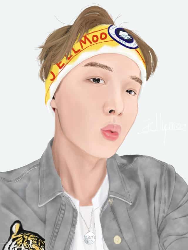 BTS J-Hope,BTS J-Hope Jellymoo - Illustrations ART street