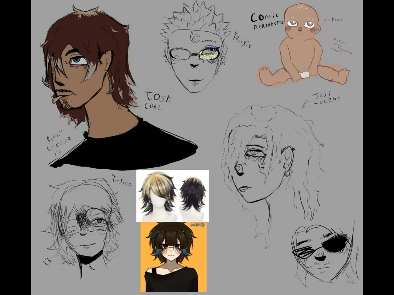 Art dump Illust of #no1 HOLY CHEESE XD HATER!! doodle Cheese.