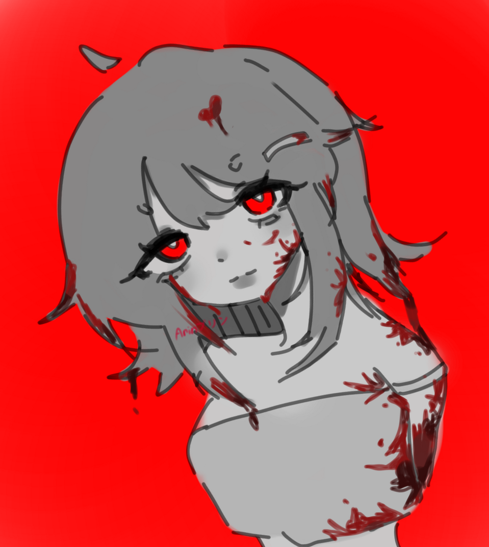 Killer❤️🖤 Illust of ˖🌊⋆☆Arinプリン🍮‧₊˚☆˖⋆🐚 red killer