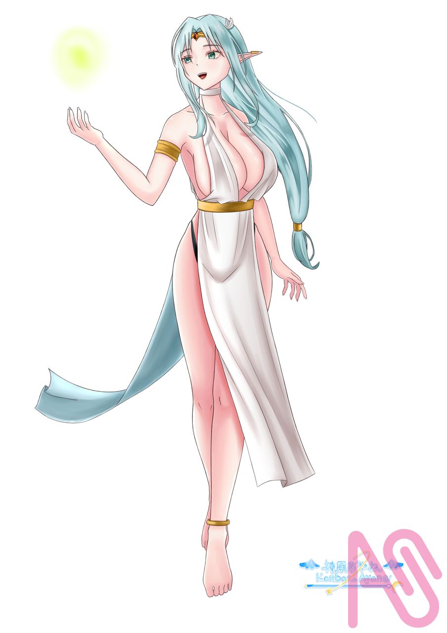 2025.10.16 新角色 艾爾薇亞人物設計 Illust of Ayane girl 原創角色 角色設計 精靈族