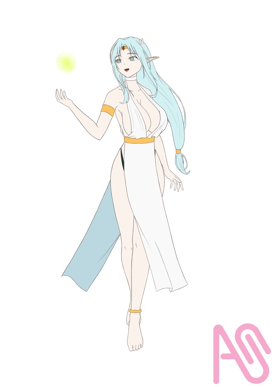 2025.10.16 新角色 艾爾薇亞人物設計 Illust of Ayane girl 原創角色 角色設計 精靈族