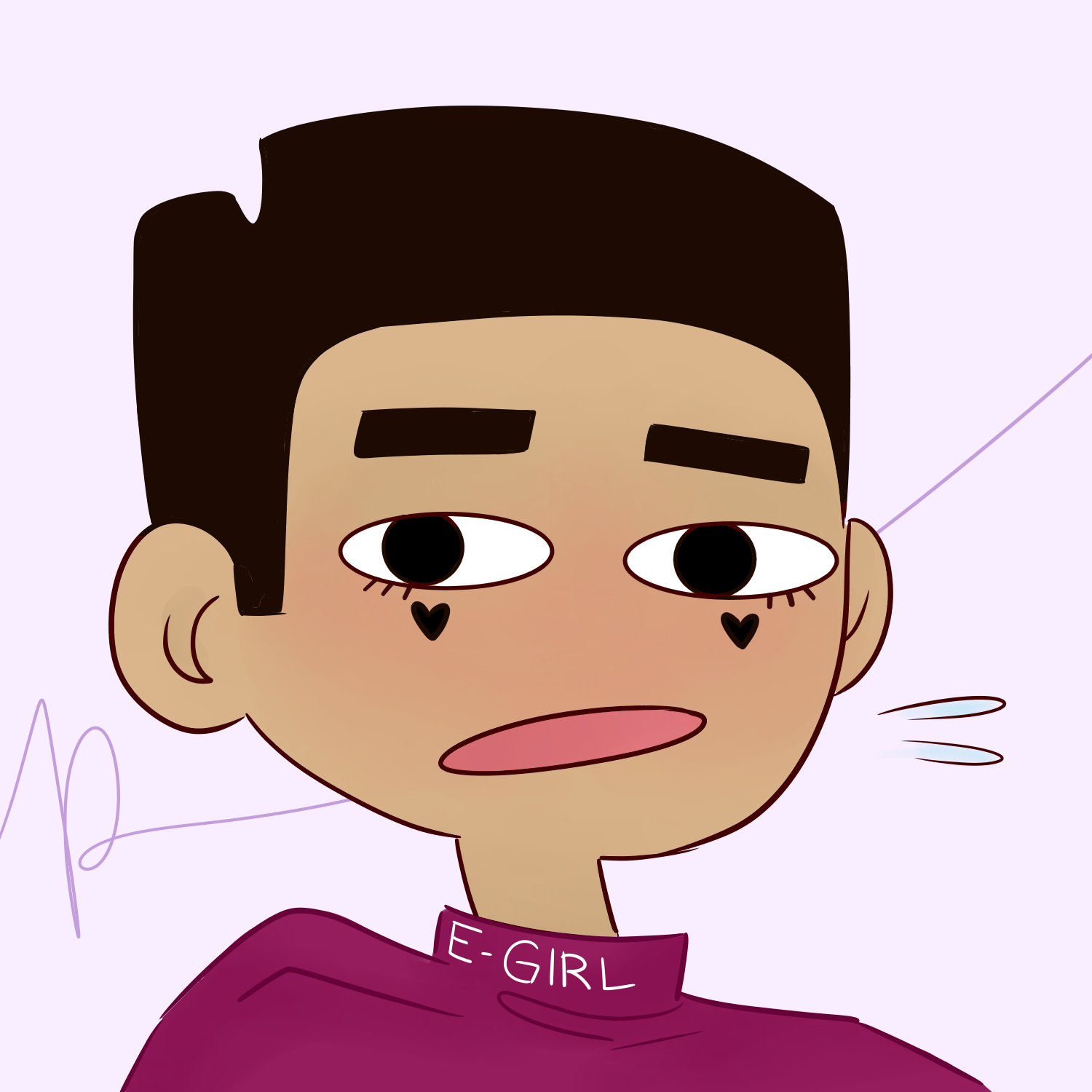 e-girl-red-dancingberrie-art-street