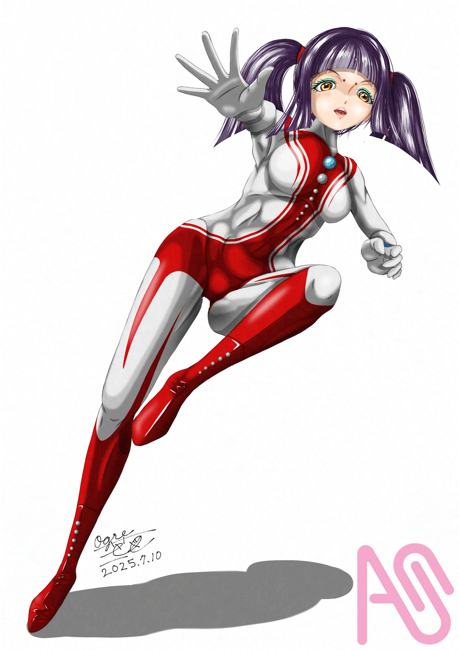 7月10日は“ウルトラマンの日”でしたね。ウルトラの母を描いてみました^_^ Illust of 大賀　三芭図（tachibanafactory） fanfic コスプレ Ultraman ウルトラの母 ウルトラマンの日 7月10日 👎👎👎👎👎👎👎👎👎 ☜もっと捻りを加えてdisろう♪(´ε｀