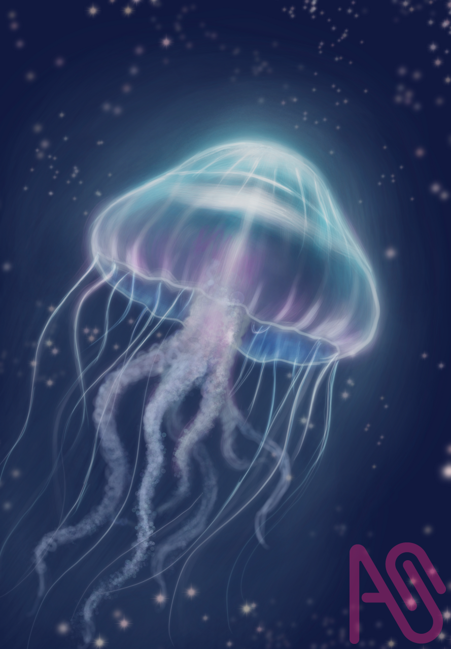 上色練習 Illust of BunnyCat 光 art 光影練習 practice procreate 日常练习 练习作品 色塊 比列對稱練習