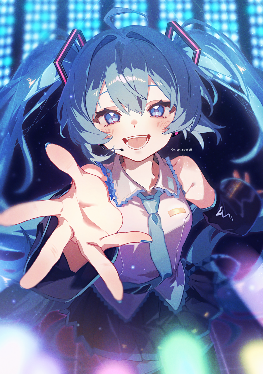 さぁ、いこう！ Illust of eggroll☆ 描いてみた hatsunemiku VOCALOID illustration ibispaint ミクの日2026