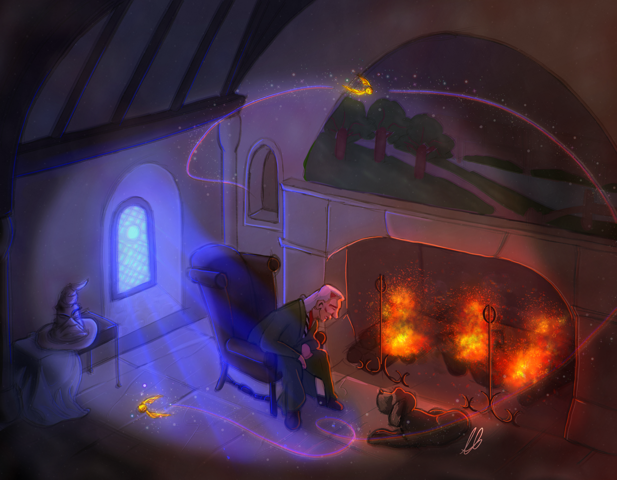 Jim Henson´s TheStoryTeller Art Illust of LittleSpacy painting fanart drawing magic art medibangpaint digital background JimHenson thestoryteller