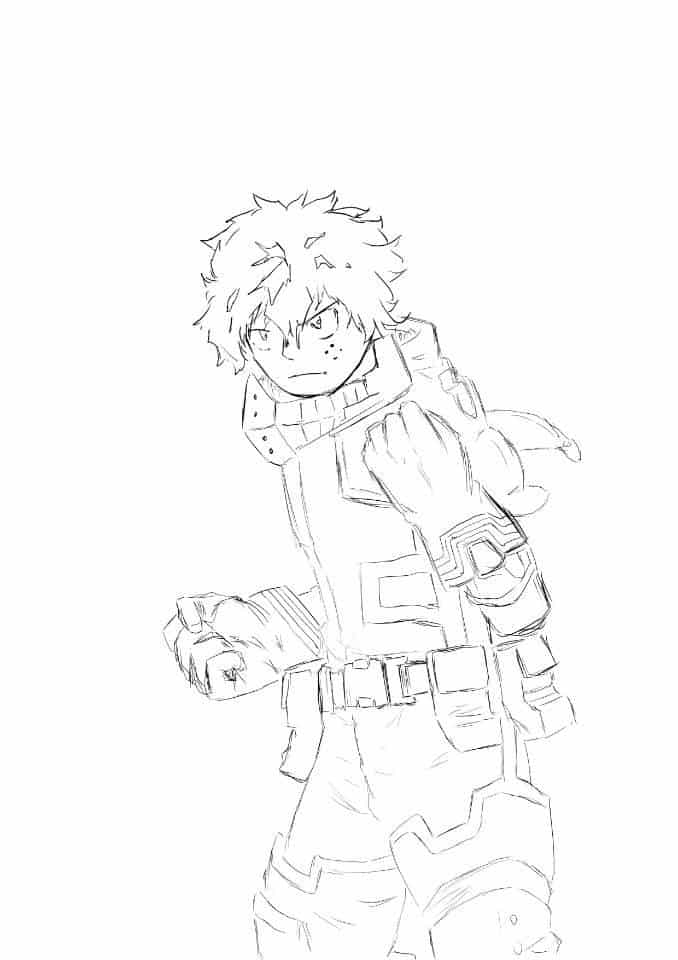 綠谷出九 杉頭 イラスト Art Street アートストリート