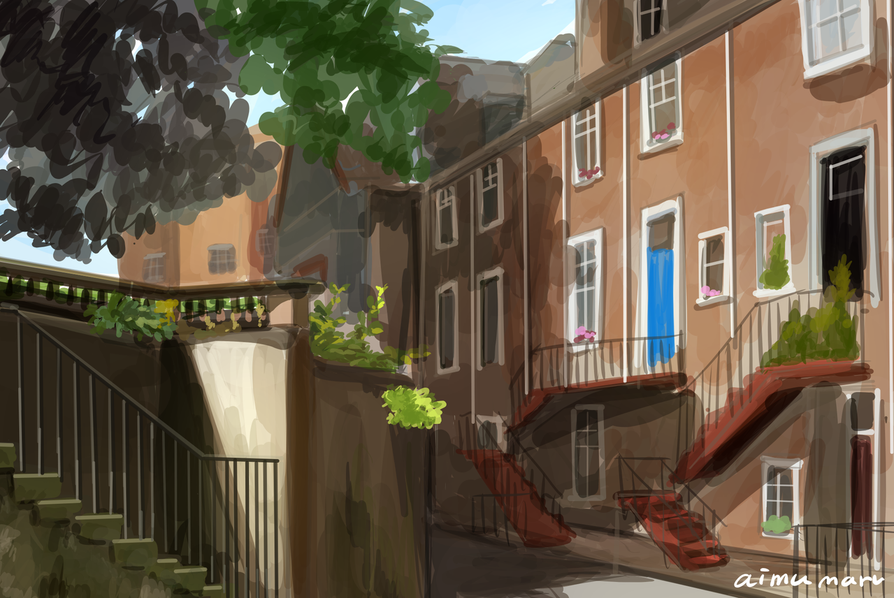 背景練習 aimumaru - Illustrations ART street