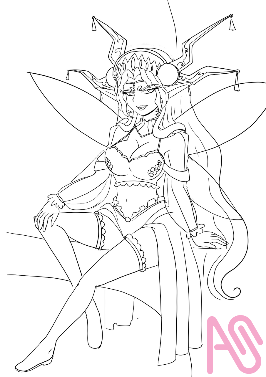  Primera Ilustración 2026 la hada de los besos Illust of poroniel-33 illustration original medibang color Android diseño criaturas personajes