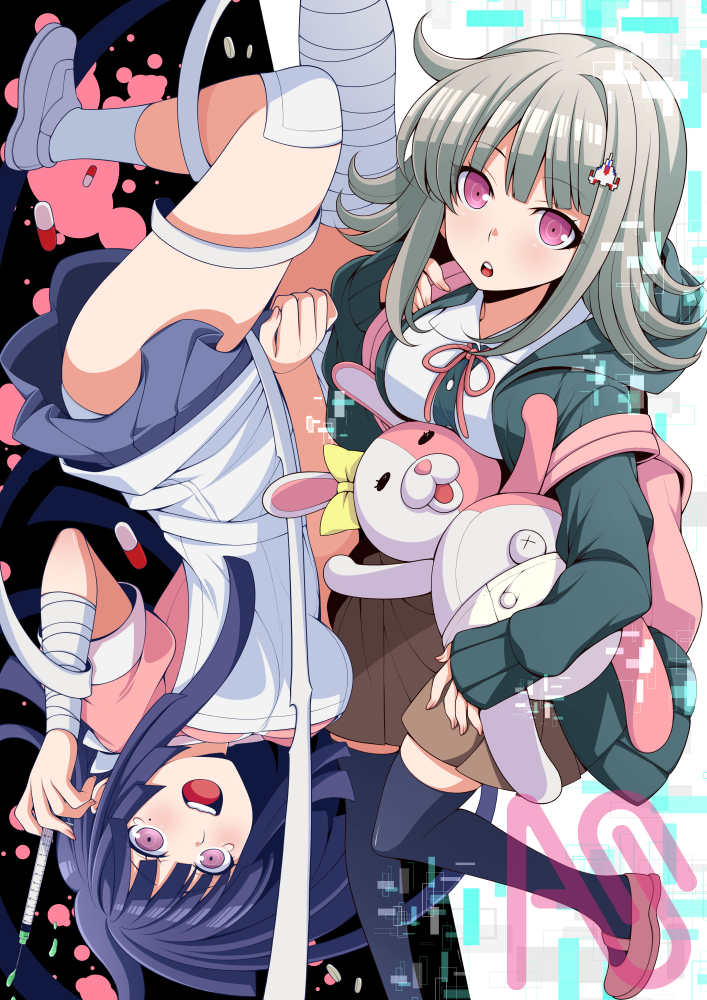 七海と罪木 Illust of 栄智ゆう DanganronpaCreativeContestIllustrationCategory Danganronpa2 罪木蜜柑 七海千秋
