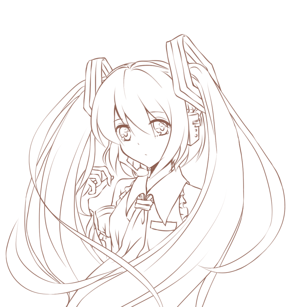 骑士团拜见MIKU殿下www Illust of 白黑猫(´･ᆺ･`) medibangpaint hatsunemiku VOCALOID miku