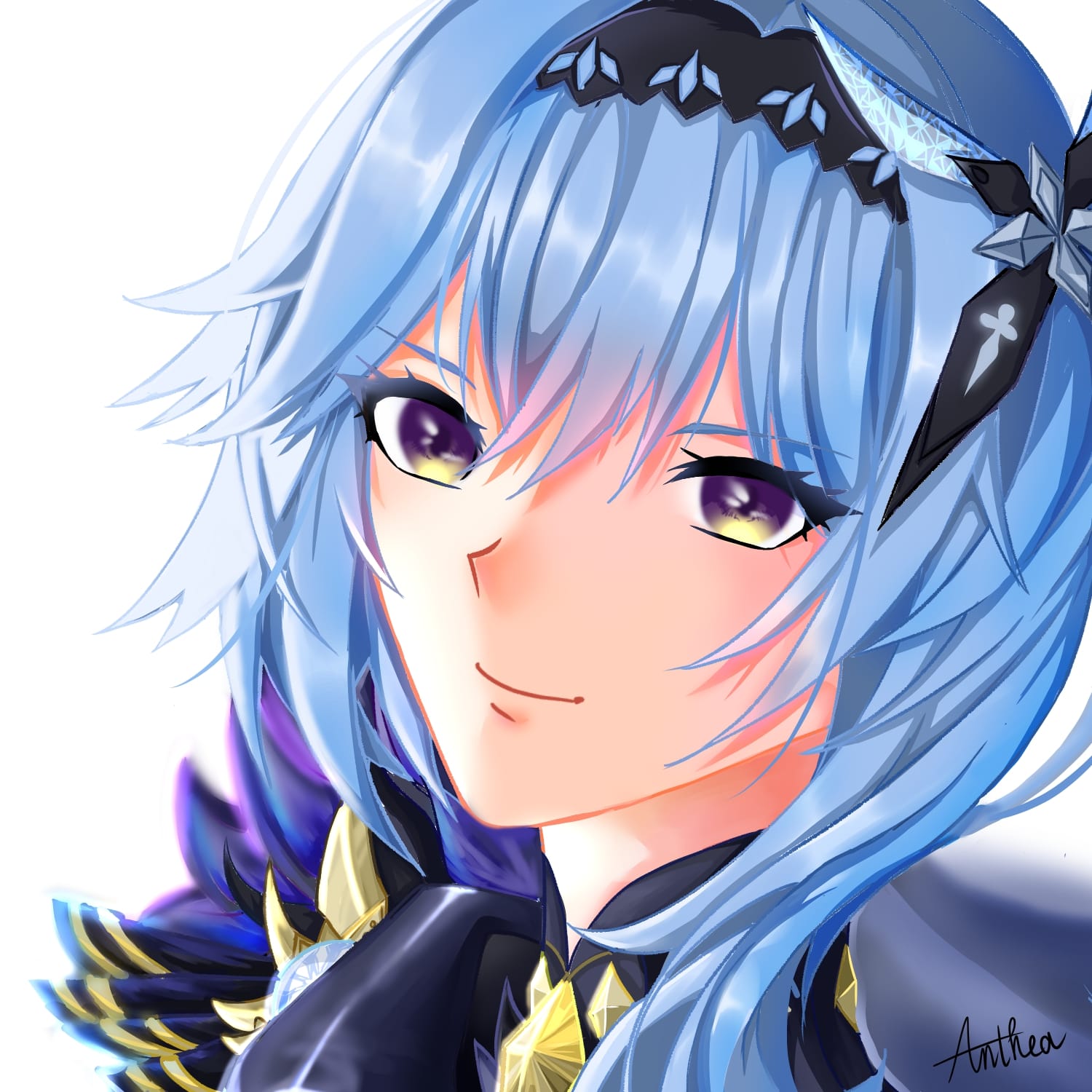 Eula from Genshin Impact Anthea - Illustrations ART street