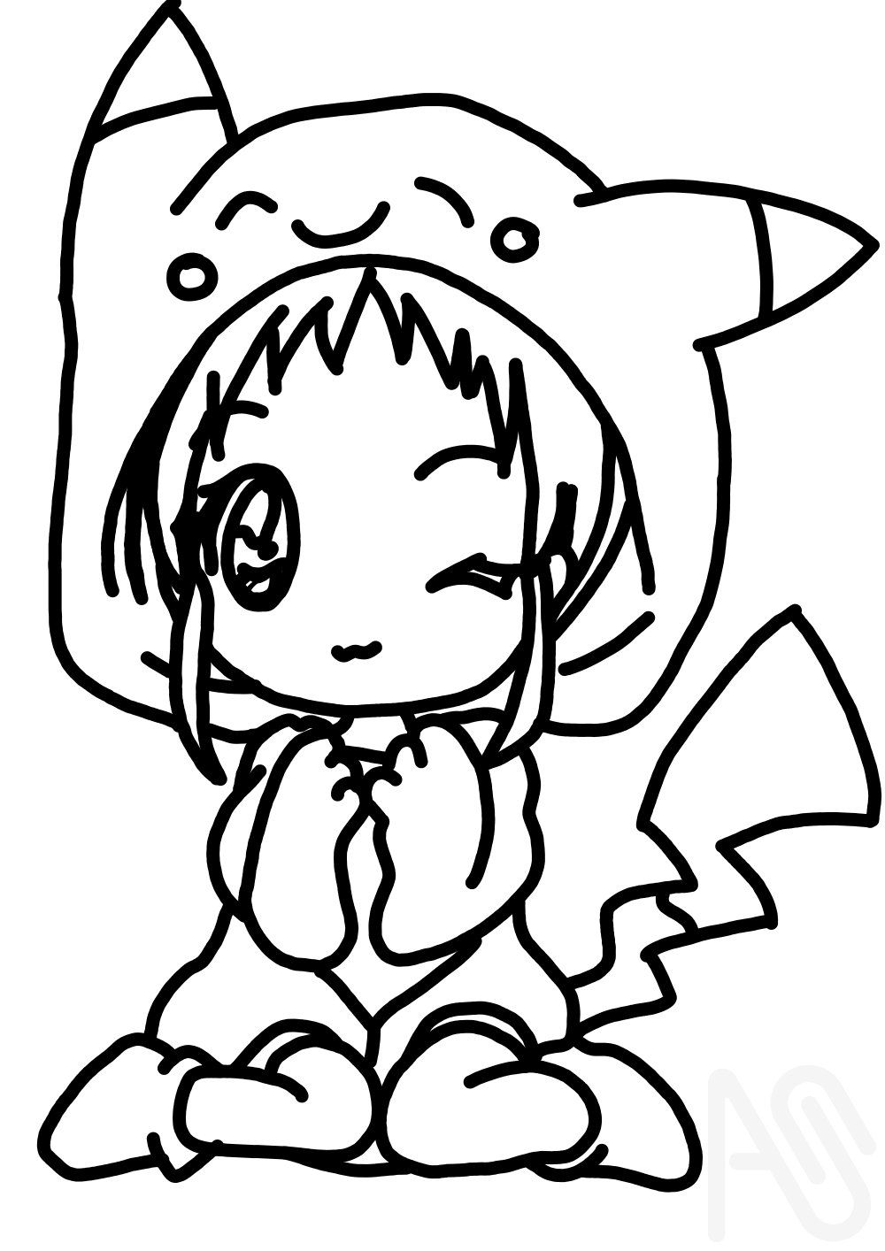 Pikachu girl Sequoia 💛 - Illustrations ART street